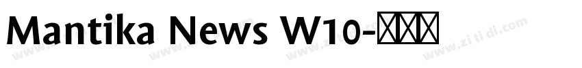 Mantika News W10字体转换